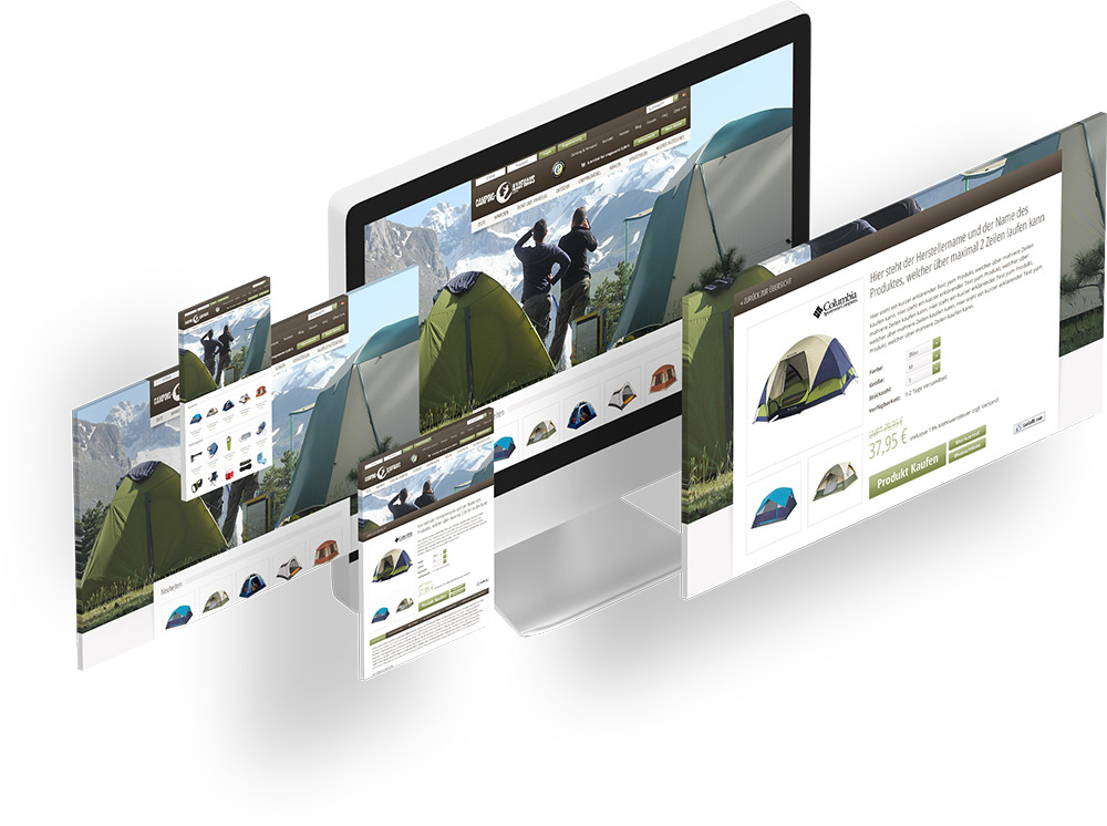 Referenzen Webdesign - Camping-Kaufhaus