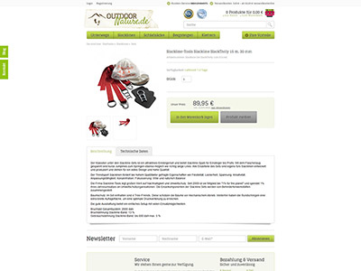 Outdoornature Onlineshop