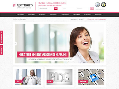 Plentymarkets Onlineshop