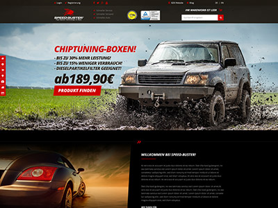 Speedbuster Onlineshop